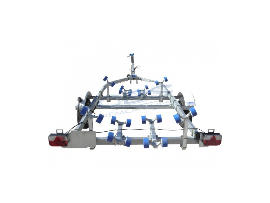 Remorque bateau multirouleaux CBS 570 kg
