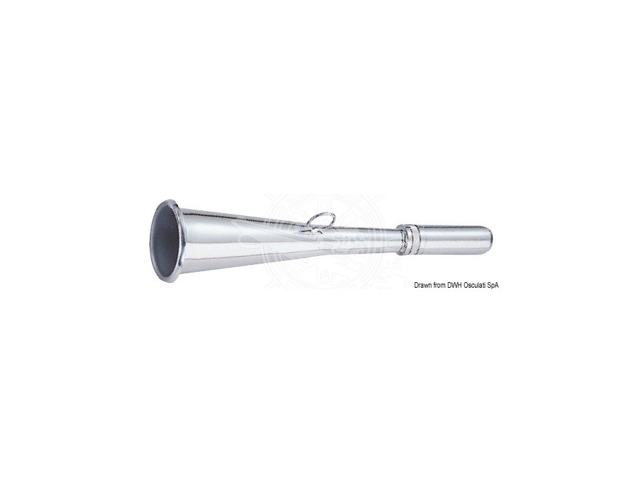 Corne de brume en inox brillant