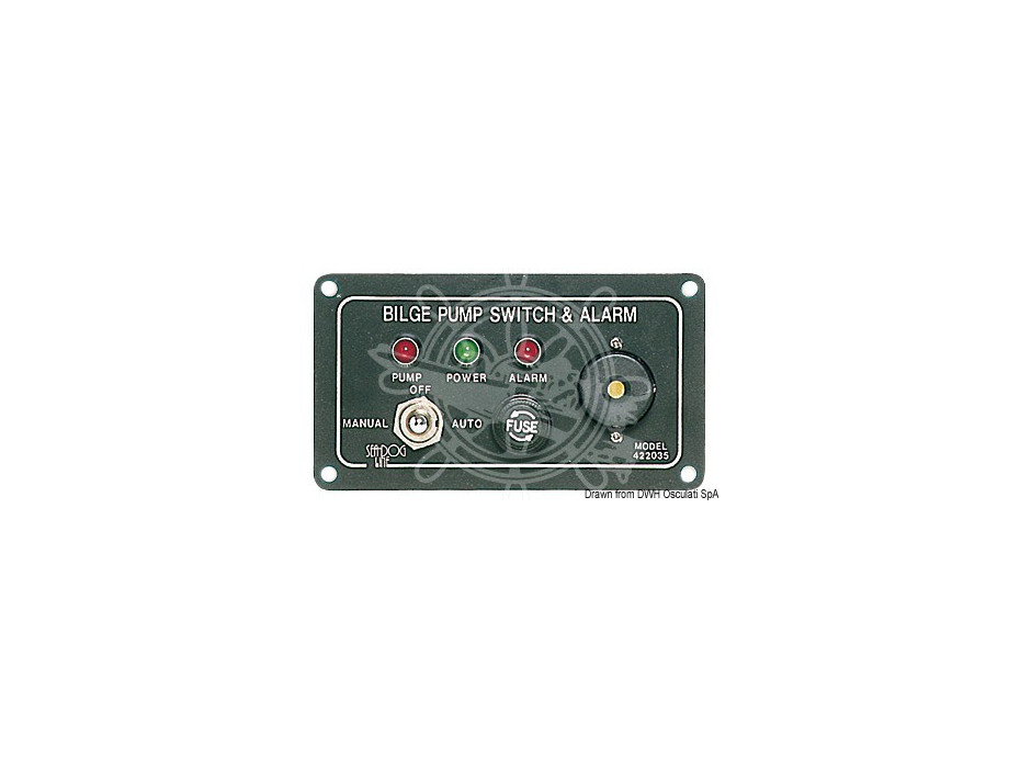 Panneau de commande pour pompes de cale électriques