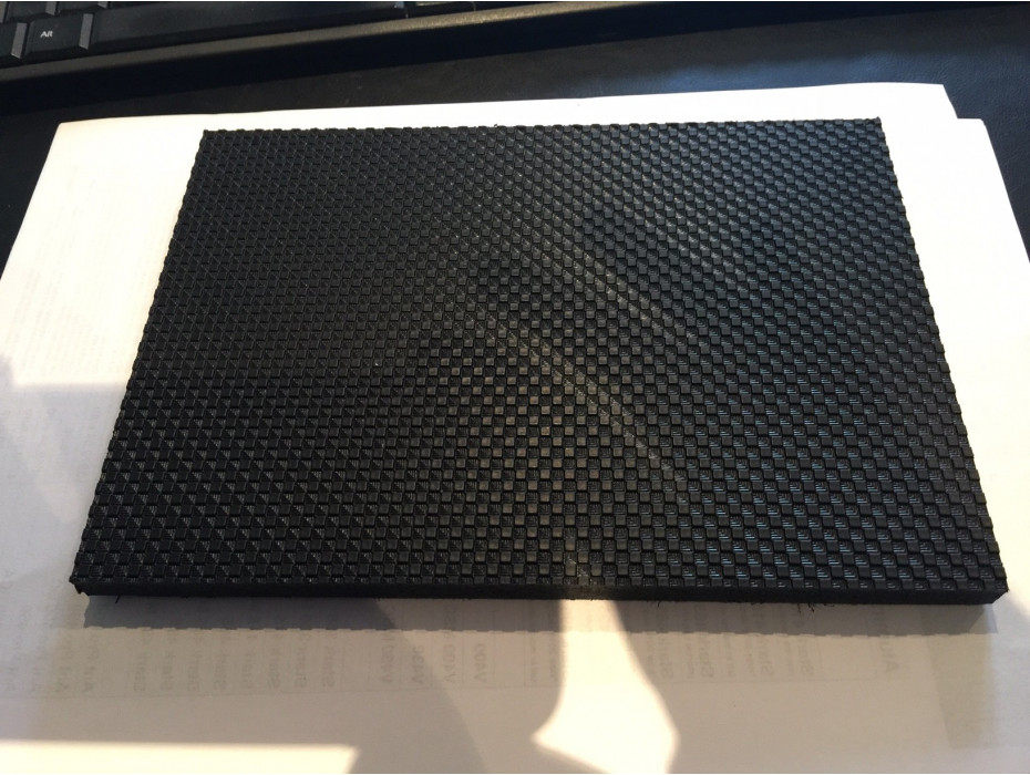 Plaque polypropylène Noir 10 mm