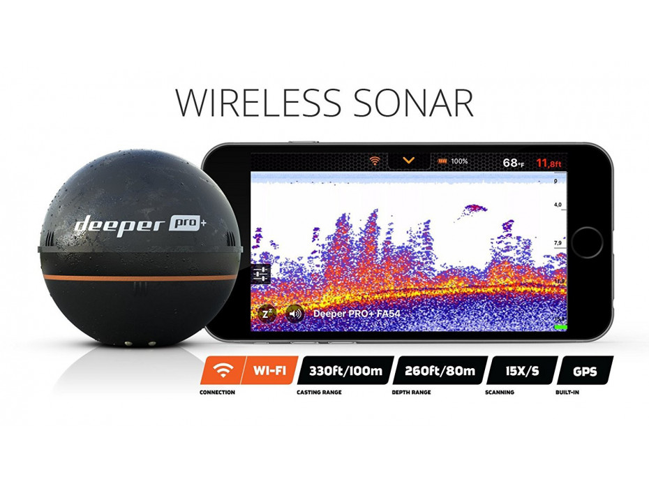 Sondeur portatif Deeper Pro +
