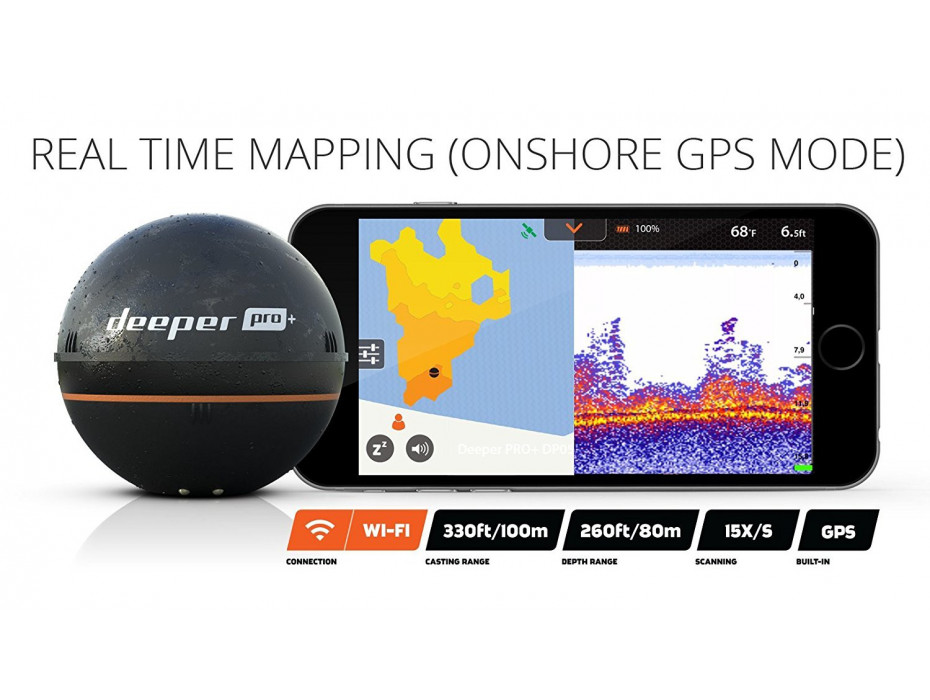 Sondeur portatif Deeper Pro +