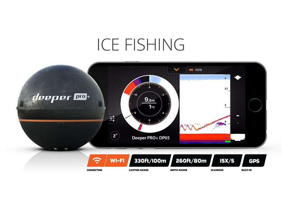 Sondeur portatif Deeper Pro +