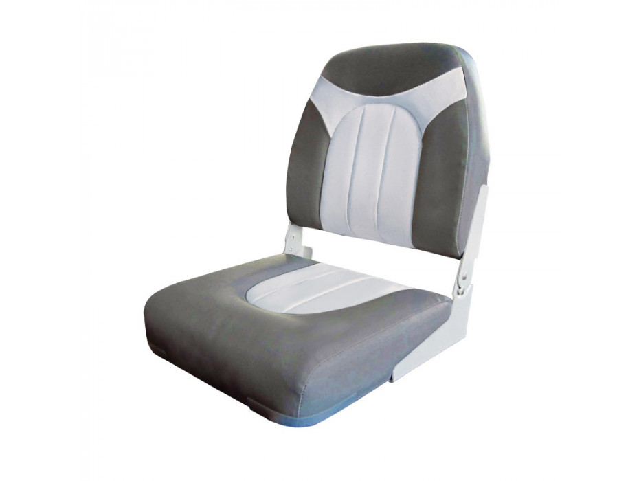 Siège pliant Premium pour bateau Blanc/Anthracite