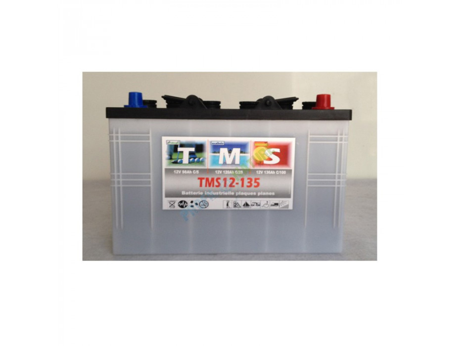 Batterie de traction à décharge lente TMS 135 amp