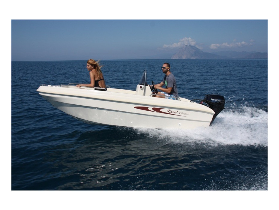 Pack Bateau Open 400 + Moteur + Remorque