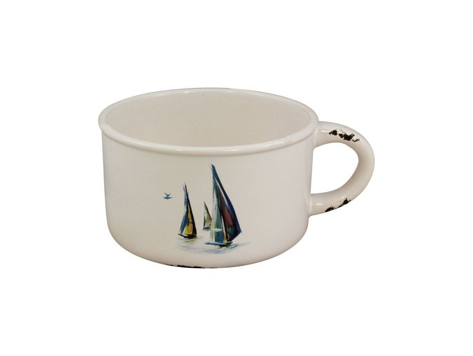 Bol avec anses - Bateaux