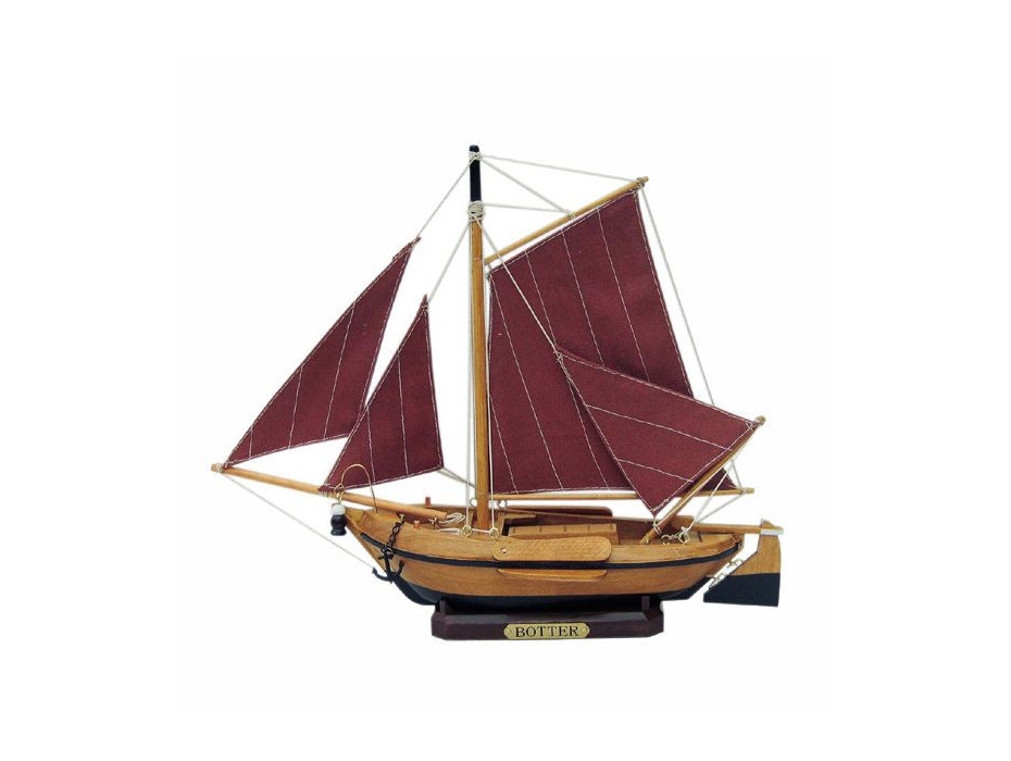 Bateau de pêche à voiles "Botter" - petit modèle