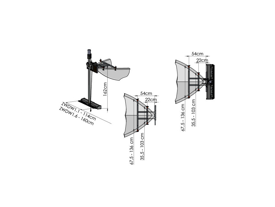 Barre de faucardage électrique PROCUT 160 cm