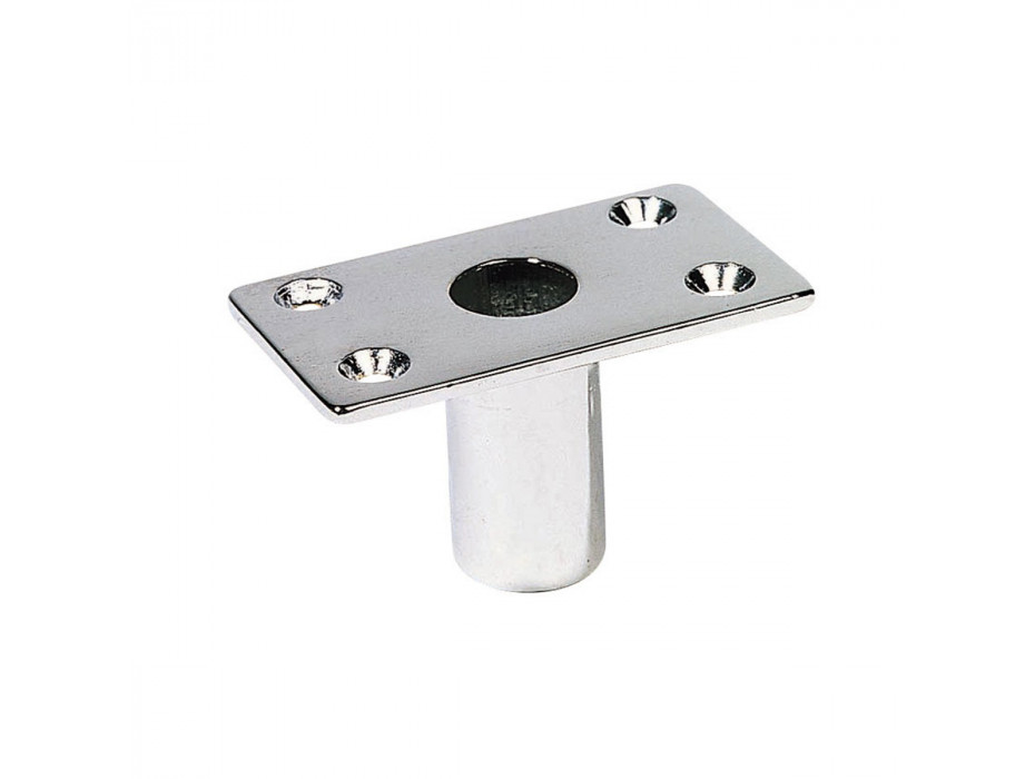 Support à encastrer laiton chromé 14 mm