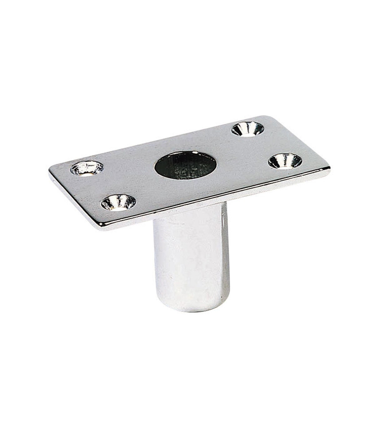 Support Encastrable FORESTI Pour Dame De Nage – Laiton Chromé Ø12 Mm – Platine 60×34 Mm – Qualité Marine Haut De Gamme