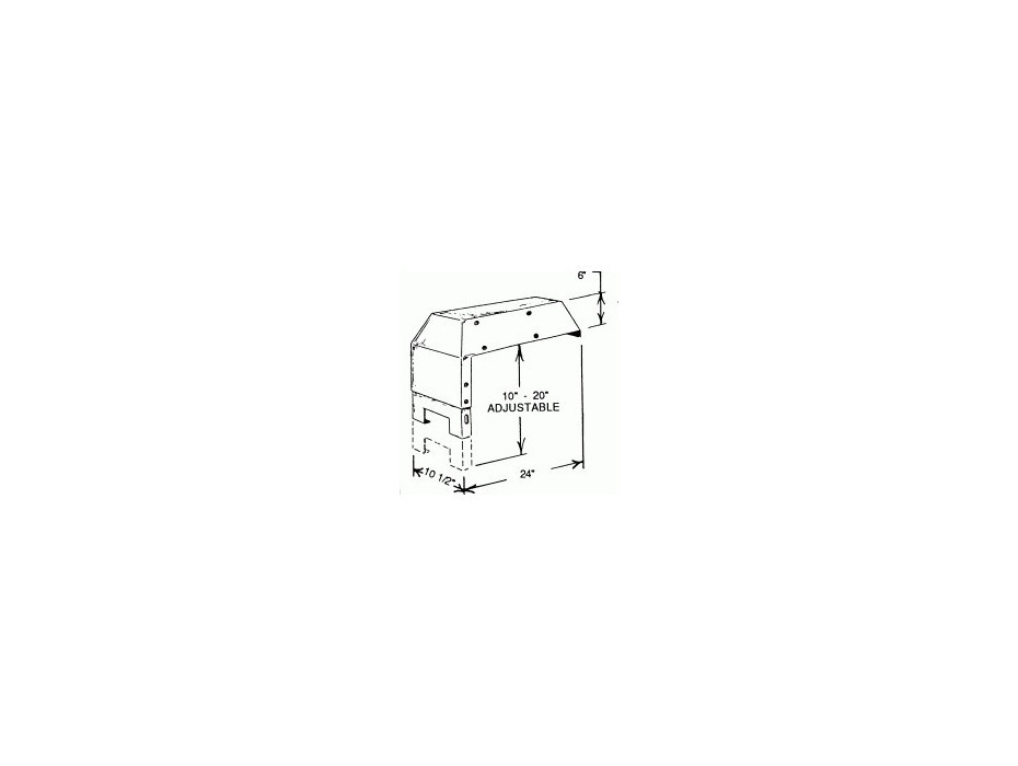 Console en aluminium