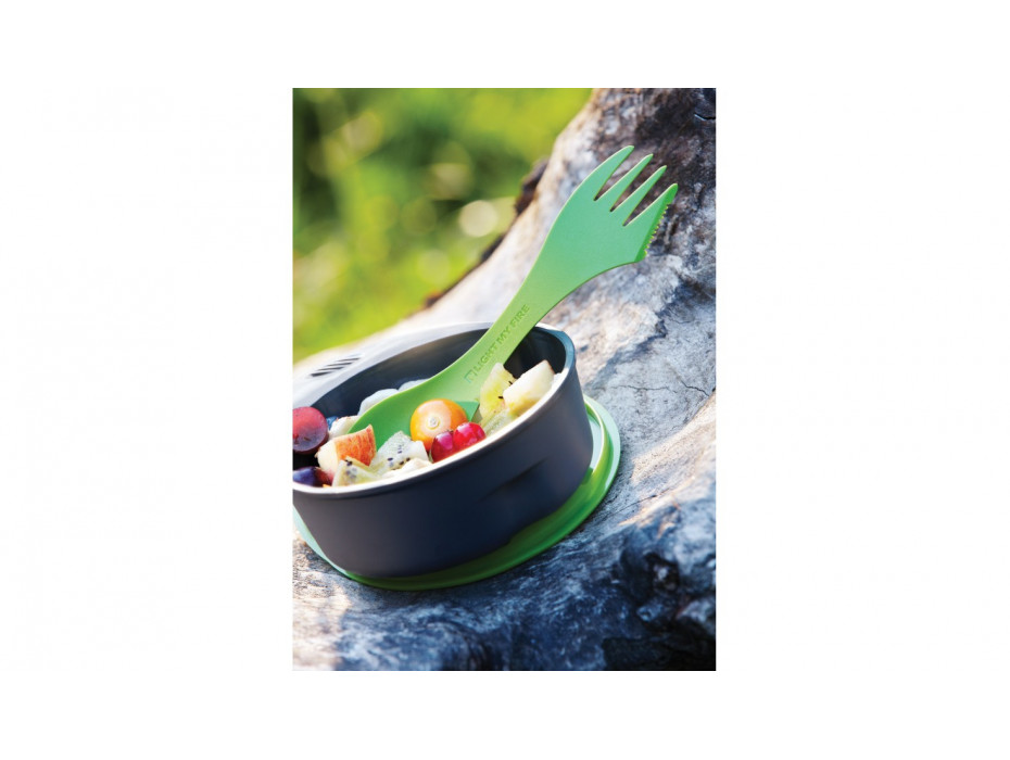 LOT DE 4 COUVERTS SPORK MULTICOLORE